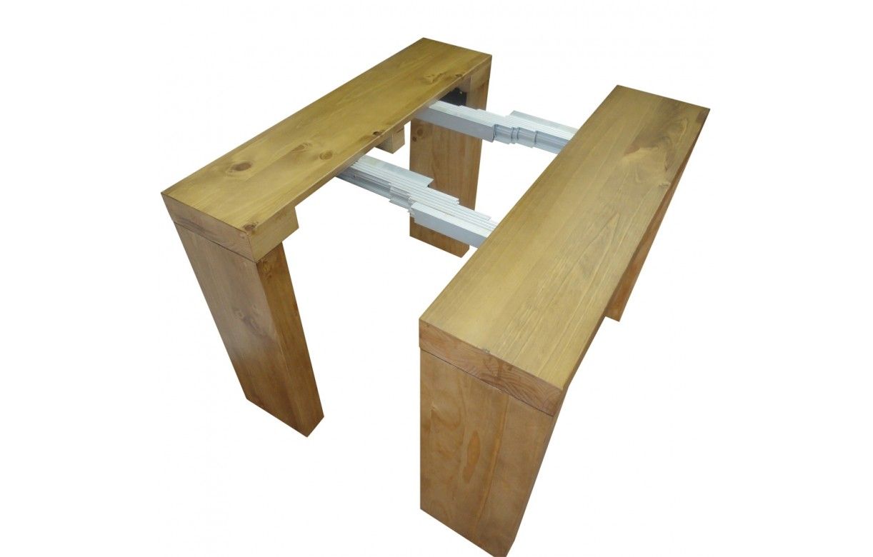 table console en bois