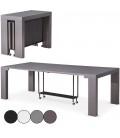 Table console extensible 12 places Castilla - 4 coloris - 