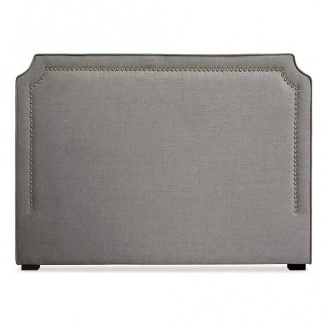Tête de lit en tissu 160cm en tissu beige taupe ou gris Milany - 