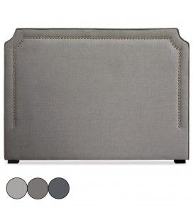 Tête de lit en tissu 160cm en tissu beige taupe ou gris Milany
