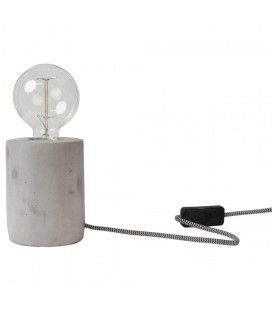 Lampe d'appoint en pierre ciment