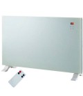 Radiateur electrique design blanc écran LCD - 