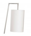 Lampadaire design en métal blanc ou gris Flemio - 