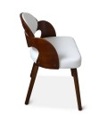 Lot de 2 chaises design scandinave Estel - 4 coloris - 