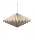 Lampion origami blanc à suspendre - 
