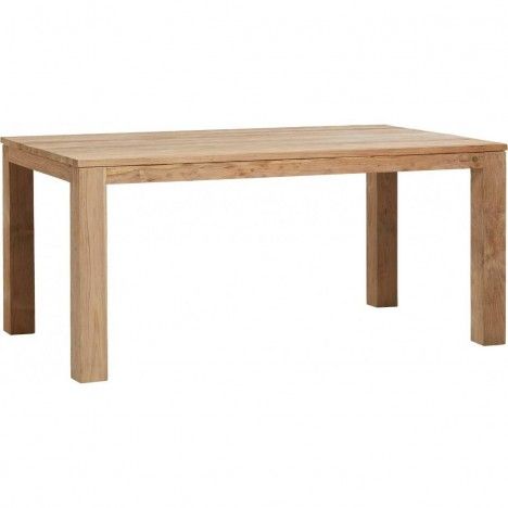 Table en bois massif de teck brossé 170cm - 