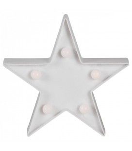Veilleuse lampe étoile star mini ampoules 16cm
