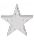 Veilleuse lampe étoile star mini ampoules 16cm