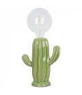 Lampe Cactus Napolea en porcelaine (H.22cm) - 