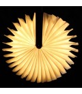 Lampe d'extérieur sans fil Livre Lumineux en bois Sunvibes
