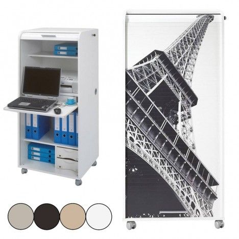 Bureau informatique à rideau Paris Tour Eiffel - 