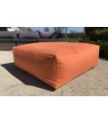 Maxi coussin de sol orange gris ou violet 90 x 90 cm - 