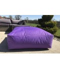 Maxi coussin de sol orange gris ou violet 90 x 90 cm - 