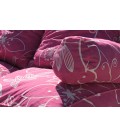 Coussins pour palette rose fushia à motifs - Ensemble complet - 