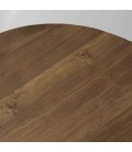 Table basse ronde 90 x 90 cm bois et métal gamme SIXTINE - 