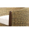 Cabriolet rotin avec coussin gamme LORINE - 