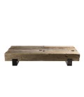Table basse traverse bois massif gamme MATHIS - 