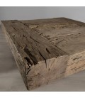 Table basse carrée bois massif gamme MATHIS - 