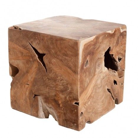 Cube bois nature gamme WALLY - 