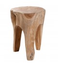 Tabouret rond bois nature gamme WALLY - 