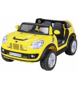 SUV Mini Cooper électrique jaune - 12V