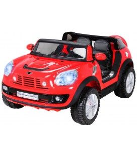 SUV Mini Cooper électrique rouge - 12V