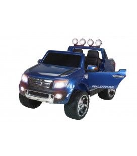 Mini Ford Ranger électrique bleu pour enfant 