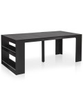 Table Console extensible avec rangement en bois WELLY - 