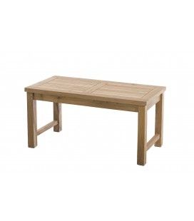 Table basse 90 x 45 bois massif extérieur moderne