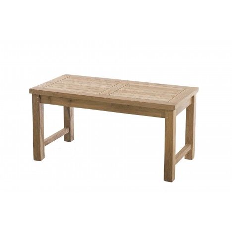 Table basse 90 x 45 bois massif extérieur moderne