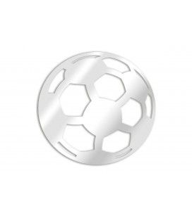 Miroir décoratif ballon de football - 3 dimensions