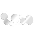 Miroir design bulles allongées - 2 dimensions