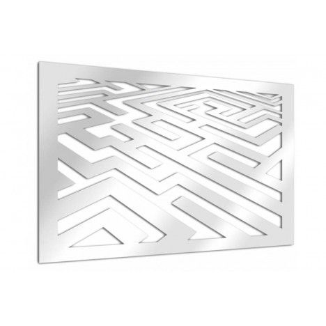Miroir adhésif design labyrinthe - 3 dimensions - 