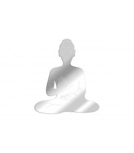 Miroir déco zen Bouddha adhésif - 5 dimensions