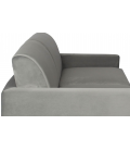 Canapé convertible tissu velours matelas intégré Smart - 4 coloris
