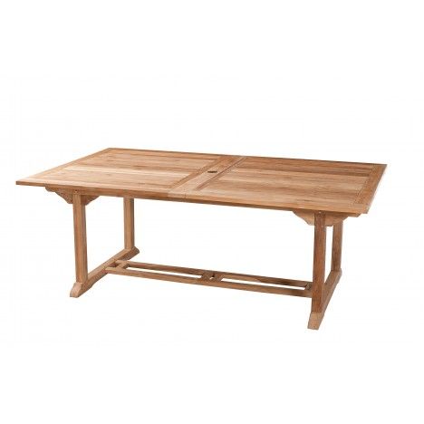 Table rectangulaire 200/300 x 120 cm gamme FUN