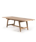 Table rectangulaire scandi extensible 180/240x100cm gamme FUN