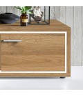Ensemble de meubles TV design en bois clair