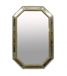 Miroir Rectangle doré