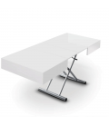 Table basse design laquée relevable et extensible Cassida - 