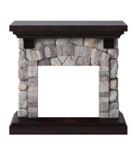 Cadre pour cheminée style pierres anciennes