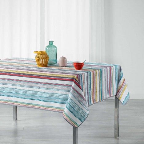Nappe rectangle Motifs mexicains 150 x 240 cm Polyester - 
