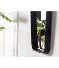 Miroir 31x174 cm aluminium noir DODOMA