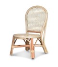 Mini chaise en rotin naturel Bambou - 