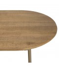 Table à manger bois Peuplier massif 180x90cm couleur naturel MONTEVERDE