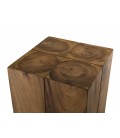 Table d'appoint carrée haute 38x38cm bois Suar BEBIDA