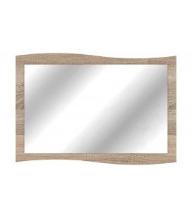 Miroir 90x60cm bois clair brossé Genna