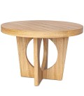 Table ronde extensible à 260cm en bois Sparrow