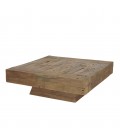 Table basse carrée bois massif SAVANE