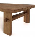 Table basse rectangulaire 140x70cm en bois de teck recyclé SULA